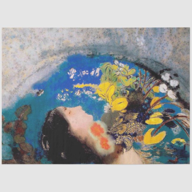 Papel De Seda Ophelia, Redon (Anverso)