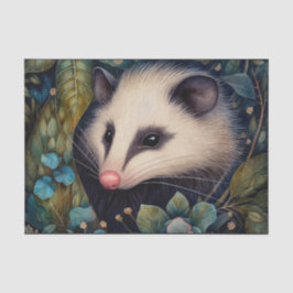 Papel De Seda Opossum en los azulejos