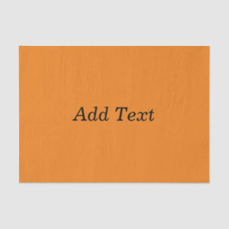 Papel De Seda Orange Create Your Own Add Text Custom