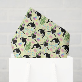 Papel De Seda Orca Birthday Tissue Paper in Yellow