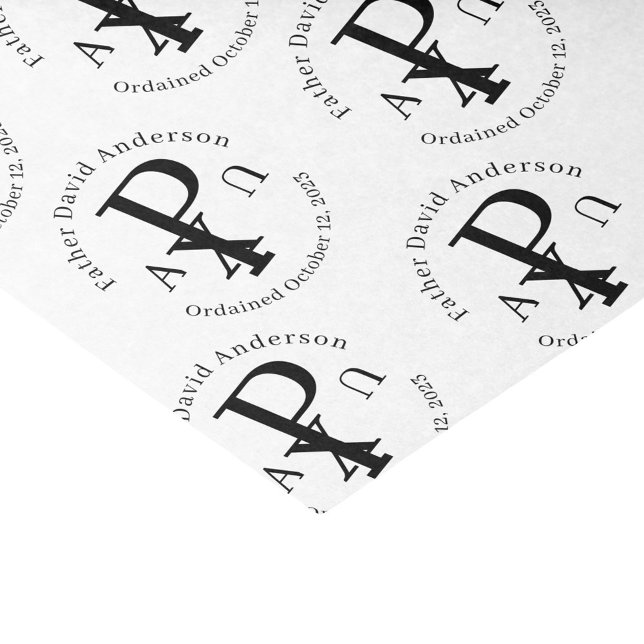 Papel De Seda Ordenación de sacerdotes católicos personalizados (Subido por el creador)