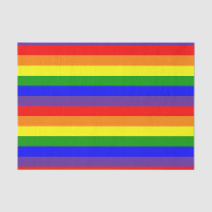 Papel De Seda Orgullo Arcoíris Horizontal LGBT Lesbiana Gay