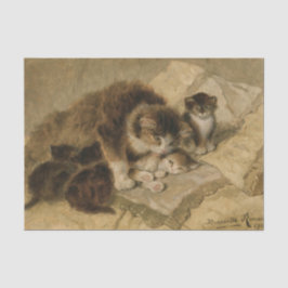 Papel De Seda Orgullo de la madre por Henriette Ronner-Knip