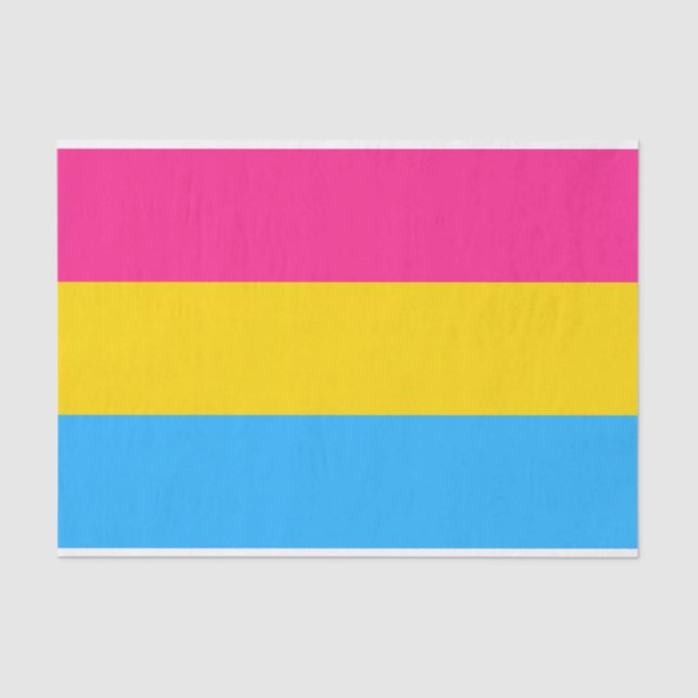 Papel De Seda Orgullo Pansexual (Bandera Pan) (Anverso)