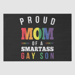 Papel De Seda Orgullosa madre de un inteligente hijo gay, Noche