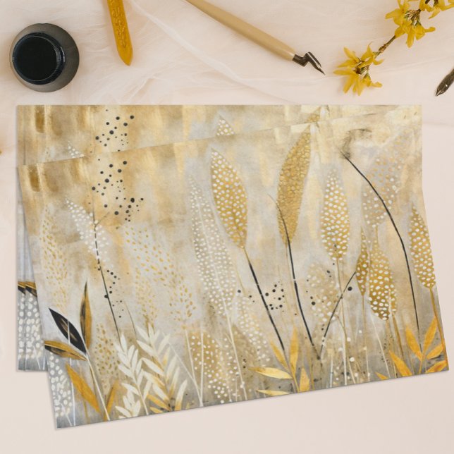 Papel De Seda Oriental negro y oro (Subido por el creador)
