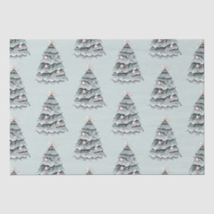Papel De Seda Ornamento de árbol Rubor de Navidades verdes de sa