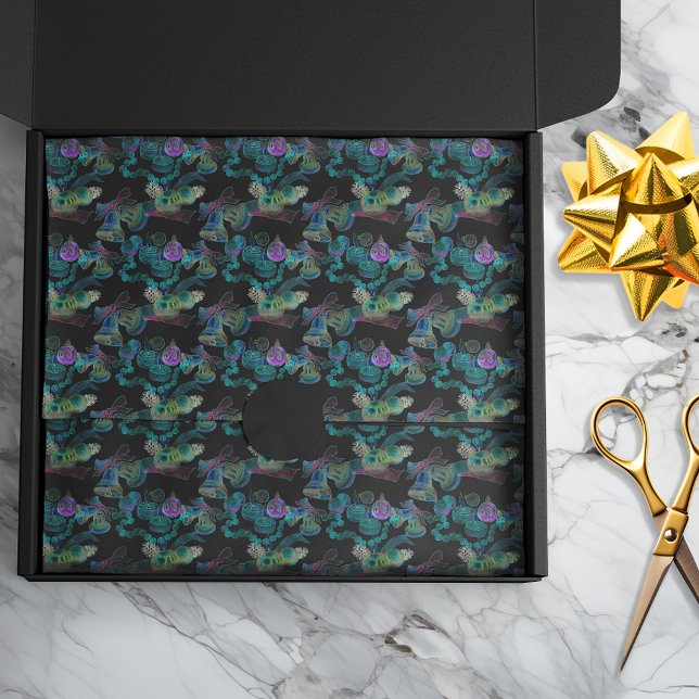 Papel De Seda Ornamento de la Campana de Velas de Navidad Brilla (Subido por el creador)