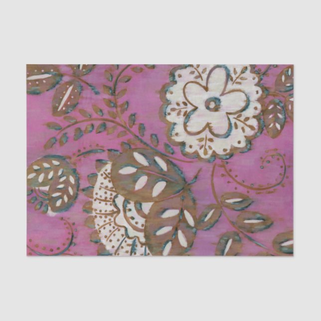 Papel De Seda Ornamento radiante I (Anverso)