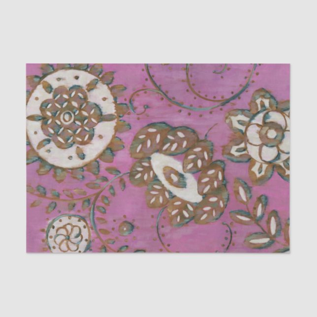 Papel De Seda Ornamento radiante II (Anverso)