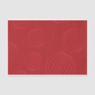 Papel De Seda Ornamentos navideños simples, modernos y fluidos