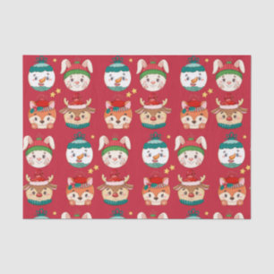 Papel De Seda Ornamentos Personalizado navidades