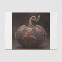 Papel De Seda Ornate Pumpkin