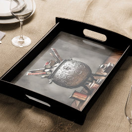 Papel De Seda Ornate Witchcraft Cauldron with Spellcasting Items