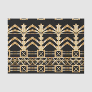 Papel De Seda Oro, art déco, nouveau, negro, vintage, modelo,
