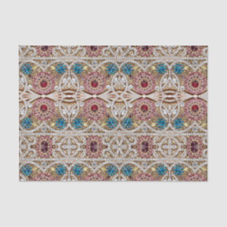 Papel De Seda oro azul turquesa de plata dorada burdeos rosa boh