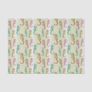 Papel De Seda Oro del Seahorse