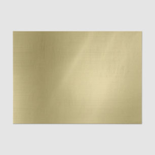 Papel De Seda Oro profundo cepillado