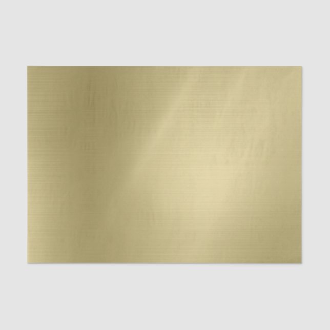 Papel De Seda Oro profundo cepillado (Anverso)