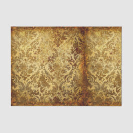 Papel De Seda Oro, rústico, vintage, antiguo, damasco, elegante,