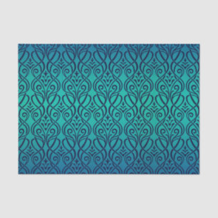 Papel De Seda oro, trullo, nouveau del arte, vintage, floral,