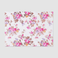 Orosos rosados moda de campo floral vintage