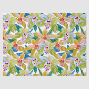 Papel De Seda Orquídea de verano