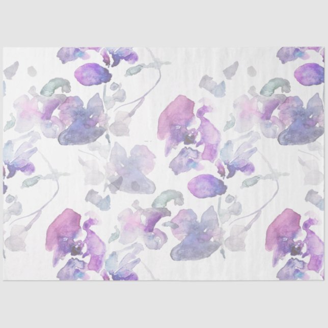 Papel De Seda Orquídea púrpura (Anverso)