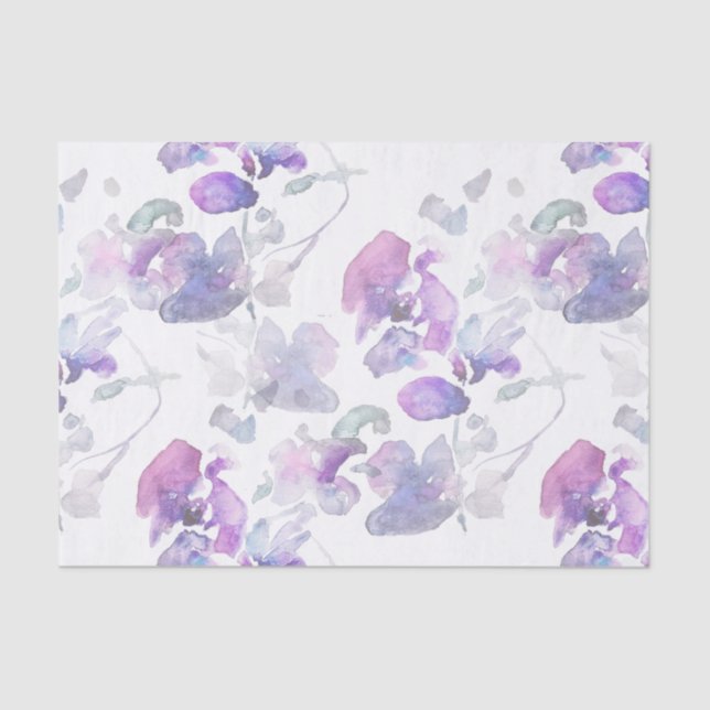 Papel De Seda Orquídea púrpura (Anverso)