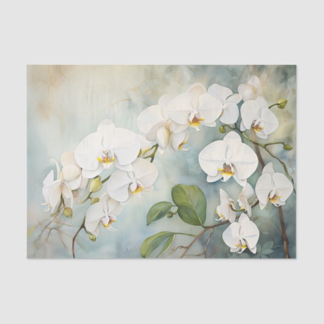 Papel De Seda Orquídeas (Anverso)