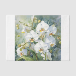 Papel De Seda Orquídeas