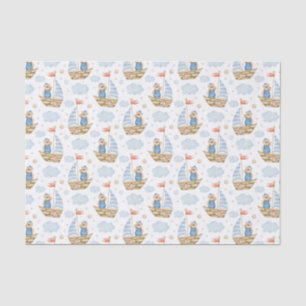 Papel De Seda Oso acuático náutico