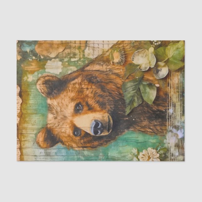 Papel De Seda Oso de diario no deseado (Anverso)