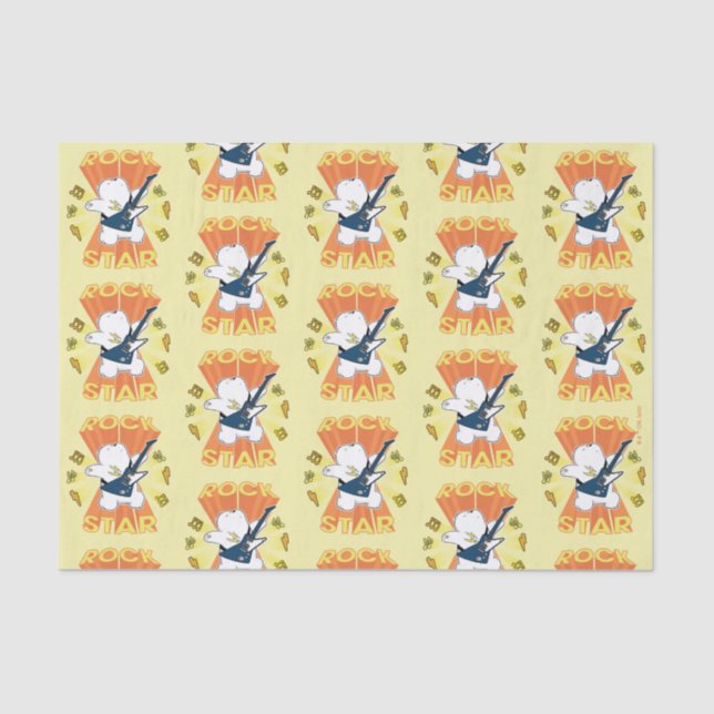 Papel De Seda Oso de Hielo - Estrella de Rock (Anverso)