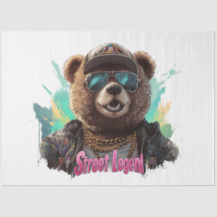 Papel De Seda Oso de leyenda de la calle - Diseño gráfico de Gua
