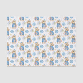 Papel De Seda Oso de marinero acuático