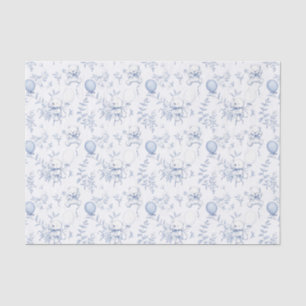 Papel De Seda Oso de peluche Toile Chinoiserie Baby shower