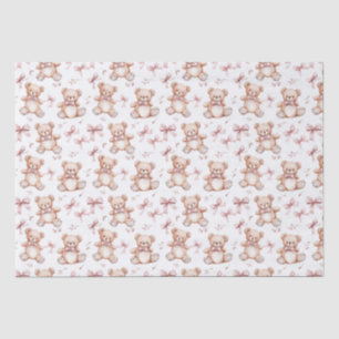 Papel De Seda Oso de peluche y ducha para bebés