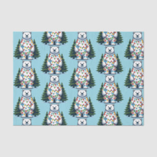 Papel De Seda Oso polar navidades