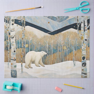 Papel De Seda Oso Polar Personalizado