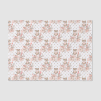 Papel De Seda Osos Pequeños Para Chicas