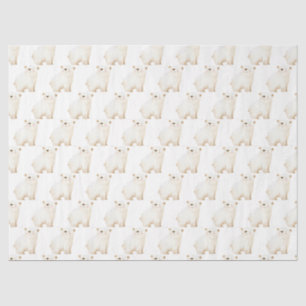 Papel De Seda Osos Polares Lindos de Invierno