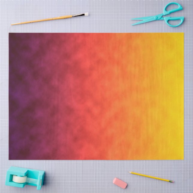 Papel De Seda Otoño de Embers Dorados (Artesanía)