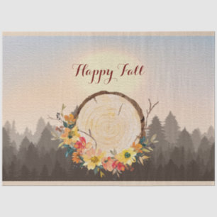 Papel De Seda Otoño Sale Niebla del bosque de Wreath