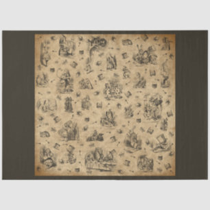 Papel De Seda Otra Alicia en el diseño de la serie Wonderland 7