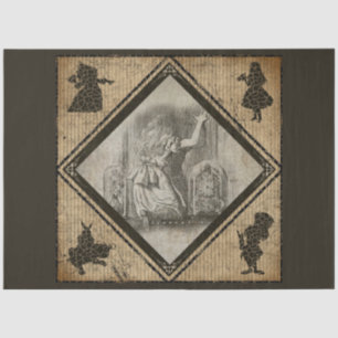 Papel De Seda Otro diseño de la serie Alice in Wonderland 1