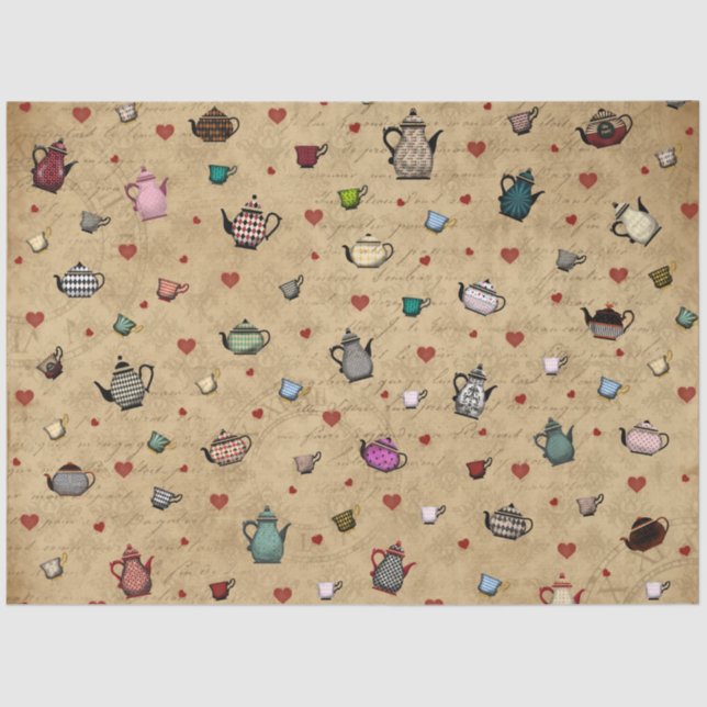 Papel De Seda Otro diseño de la serie Alice in Wonderland 19 (Anverso)