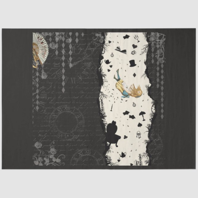 Papel De Seda Otro diseño de la serie Alice in Wonderland 45 (Anverso)