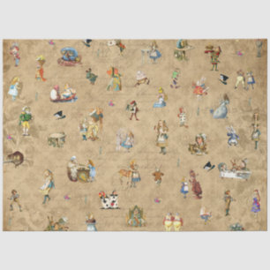 Papel De Seda Otro diseño de la serie Alice in Wonderland 68