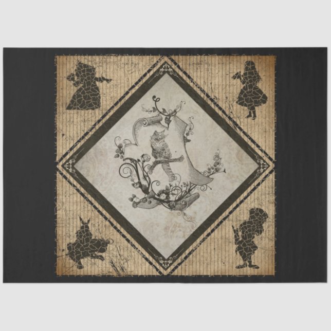 Papel De Seda Otro diseño de la serie Alice in Wonderland 72 (Anverso)